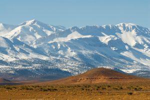 Mountain treks Ayachi Mountain in Eastern High Atlas Mountains