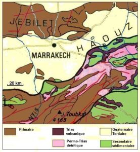 GEOLOGY OF THE SURROUNDINGS OF MARRAKECH